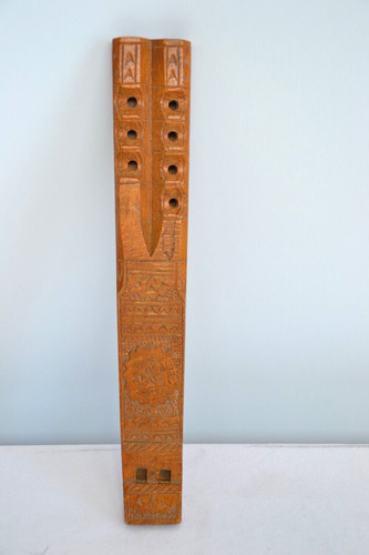 Vecchio flauto legno - legno, fatto
