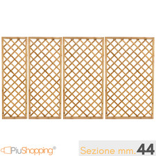 PANNELLO GRIGLIATO RETTANGOLARE GIARDINO LEGNO DI PINO IMPREGNATO VARIE MISURE