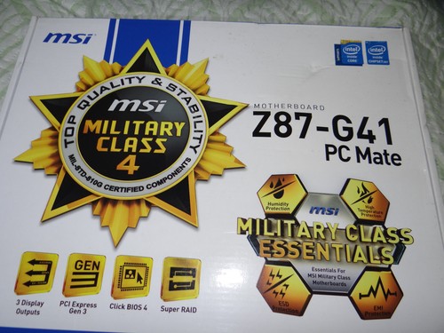 Msi z87 g41 mate 4th - pc,