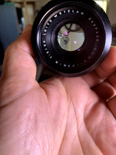 Leica Summicron-R  50mm f/2 1.Model Obiettivo - Nero