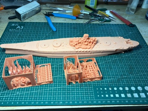 Kit modellino yamato corazzata - kit,