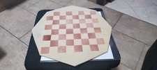 SCACCHIERA E SCACCHI IN MARMO 