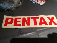 PENTAX stereo adesivo vintage