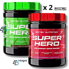 SCITEC NUTRITION - Super  Hero 285g x 2= 570g  Pre Workout