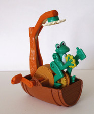 GADGET/maxi sorpresa  UOVO PASQUA- RANA DOCCIA INGRANAGGIO- RARO - FINE ANNI 90