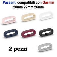 2 Passante cinturino orologio compatibile Garmin Fenix 5S 6S plus 5X 6X Sapphire