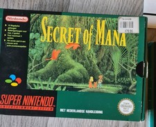 Gioco Nintendo Super SNES - Secret of Mana PAL Super Nintendo con scheda with map