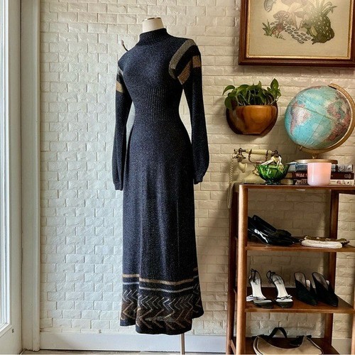 Abito maglione lungo vintage