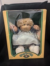 Bambola originale 1983 Coleco Cabbage Patch in scatola, lentiggini e fossette 