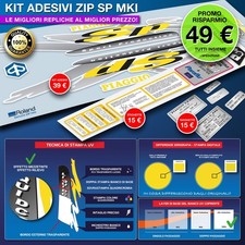KIT ADESIVI PIAGGIO ZIP SP MK1 - Serie completa in promo!  REPLICA ZIP SP