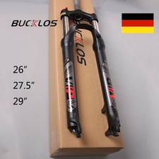 Forcella sospensione bici mtb 26/27.5/29" 9mmQR 1-1/8" ciclismo 100mm forcella ammortizzata