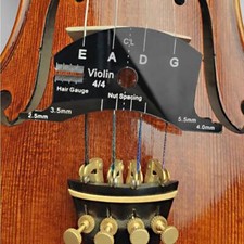 4/4 violino Ponte Tastiera In Raschietto Nero Multifunzionale Modello di
