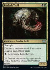 MTG 2x LOTLETH TROLL EXC - TROLL LOTLETH 245 - 2X2 - MAGIC