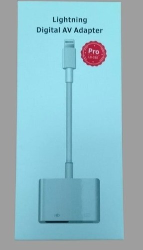 Conector lightning hdmi - conector,