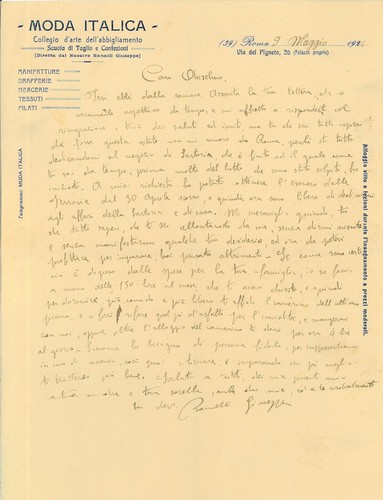 Lettera intestata moda - intestata,