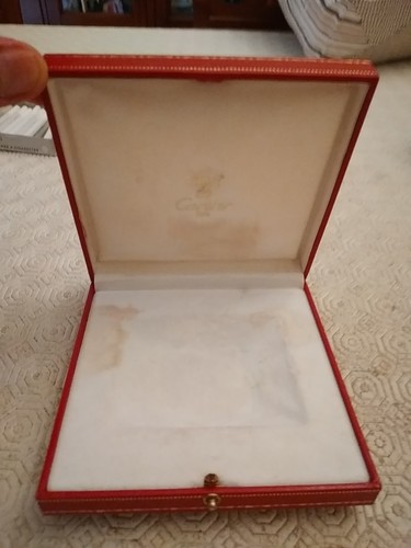 Cartier vintage leather red - cartier,