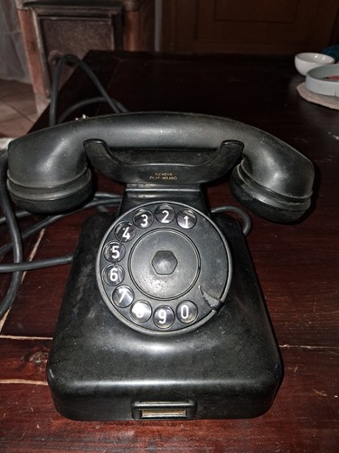 Telefono disco in bachelite - telefono,
