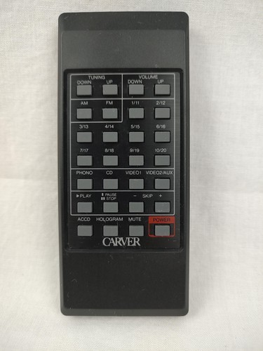 Telecomando vintage carver - telecomando,