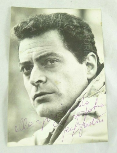 Foto autografo sergio fantoni - foto,