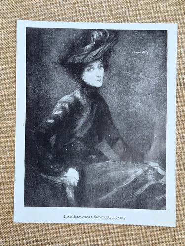 Signorina bionda quadro - bionda, o