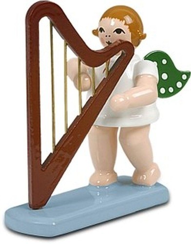 Figura legno angelo con - angelo,