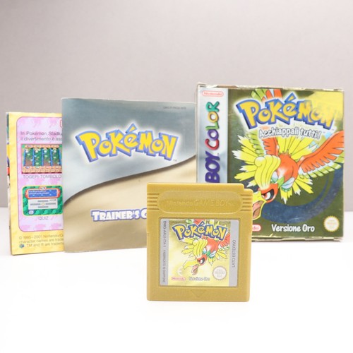 Pokemon versione oro nintendo - pokemon,