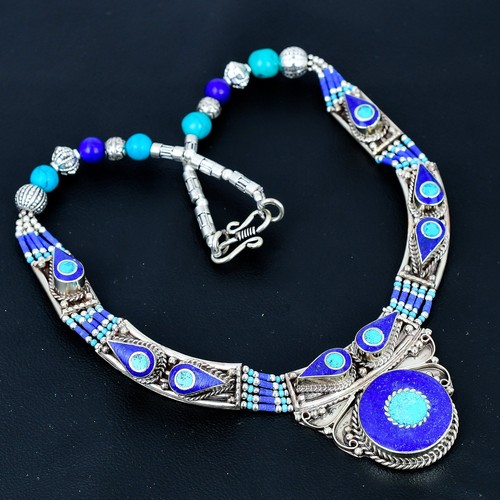 Collana nepalese turchese