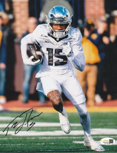 Tez johnson oregon ducks jsa - oregon,