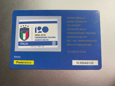2018 Tessera Filatelica Plastic Card - FIGC Federazione Italiana Giuoco Calcio