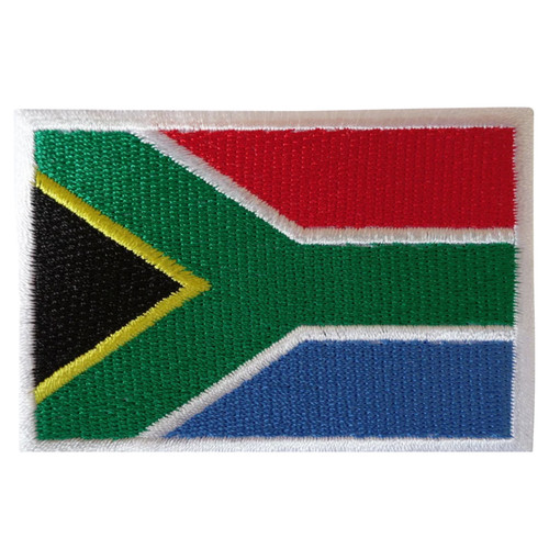 Bandiera sudafrica toppa ferro - sudafrica,