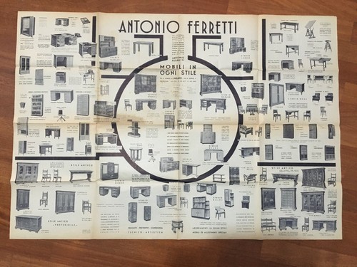 Poster manifesto 1930 - , mobili