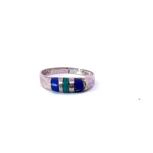 Argento sterling 4mm blu - sterling,