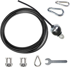 Fitness Cavo Acciaio, Fune Corda Palestra Filo Acciaio, Cavo per Puleggia Fitnes