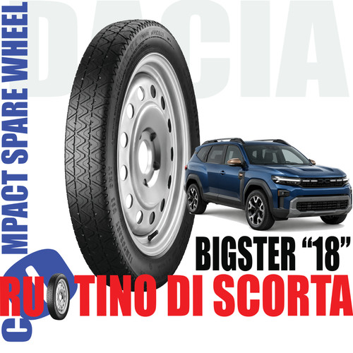 Ruotino scorta dacia bigster - scorta,