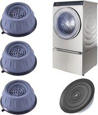 SET 4 PIEDINI CUSCINETTI ANTIVIBRAZIONE UNIVERSALI ANTISCIVOLO PER LAVATRICE 