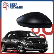 Calotta Specchietto Retrovisore Per Peugeot 208 II Destro Dx Passeggero Nera