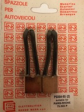 Jeu de charbons PSX 64-95 pour Renault R15, R16, R17... démarreurs Paris Rhone 