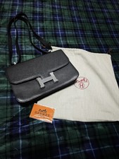 Borsa a tracolla in pelle stile Hermes