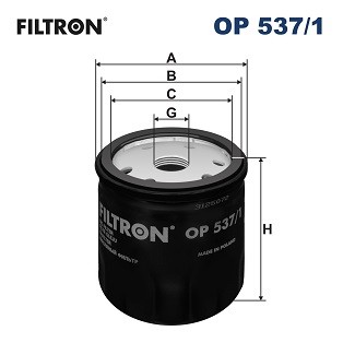 Filtro olio 537 filtron - olio, 537/1