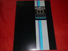 BMW Serie 3 E21 Baur Topcabriolet TC1 depliant brochure depliant folleto del 1979