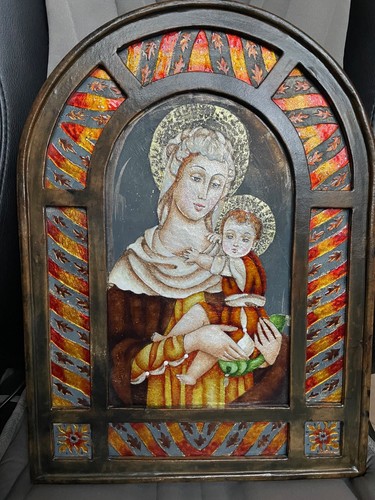 Quadro capezzale madonna con