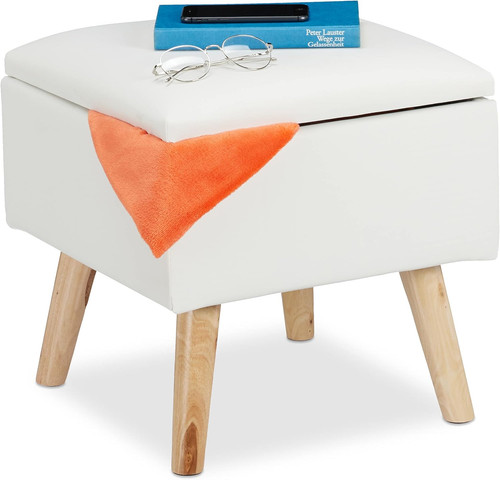 Pouf contenitore finta - pouf, in