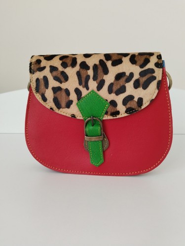 Borsa pelle con - borsa, dettaglio