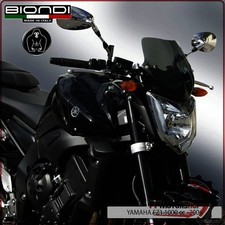 CUPOLINO PARABREZZA MOTO PER YAMAHA FZ1 1000 NERO FUME' BIONDI 8010236 2006-2015