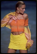 ’88 Playboy Girls of Summer Natural Tan Belly Original Malinowski 35mm Slide A18