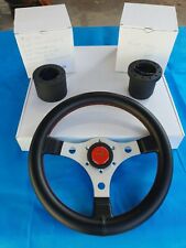 KIT VOLANTE  sky Nero DM 32 CON MOZZO FIAT  500EPOCA/600-FIAT 126  CON  STEMMA  