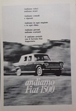 FIAT 1500 - Rara Pubblicità