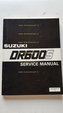 SUZUKI DR 600 S 1984 manuale officina INGLESE originale workshop manual