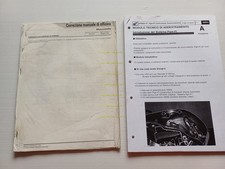 Honda VFR 800 F 1998 CORREZIONE manuale officina ITALIANO originale