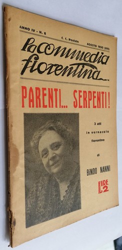 Commedia fiorentina 1930 n - la,